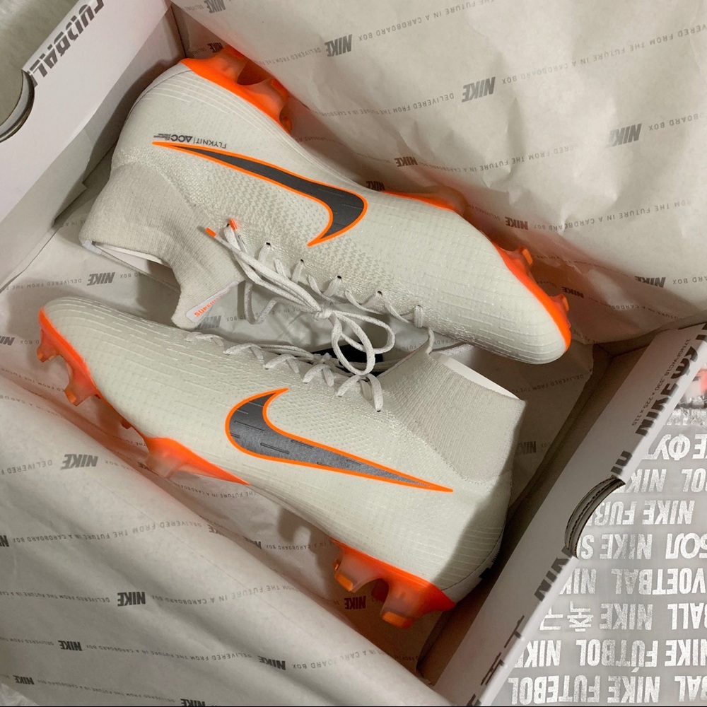 NWT Nike Superfly 6 Elite FG White Men's Size 9 - Picture 2 of 8